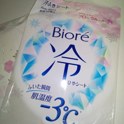 冷シート リフレッシュフローラルの香り/ビオレ/ボディシートを使ったクチコミ(1枚目)