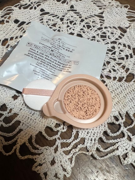 シースルー ヴェール コンパクト/PAUL & JOE BEAUTE/ファンデーションを使ったクチコミ(2枚目)