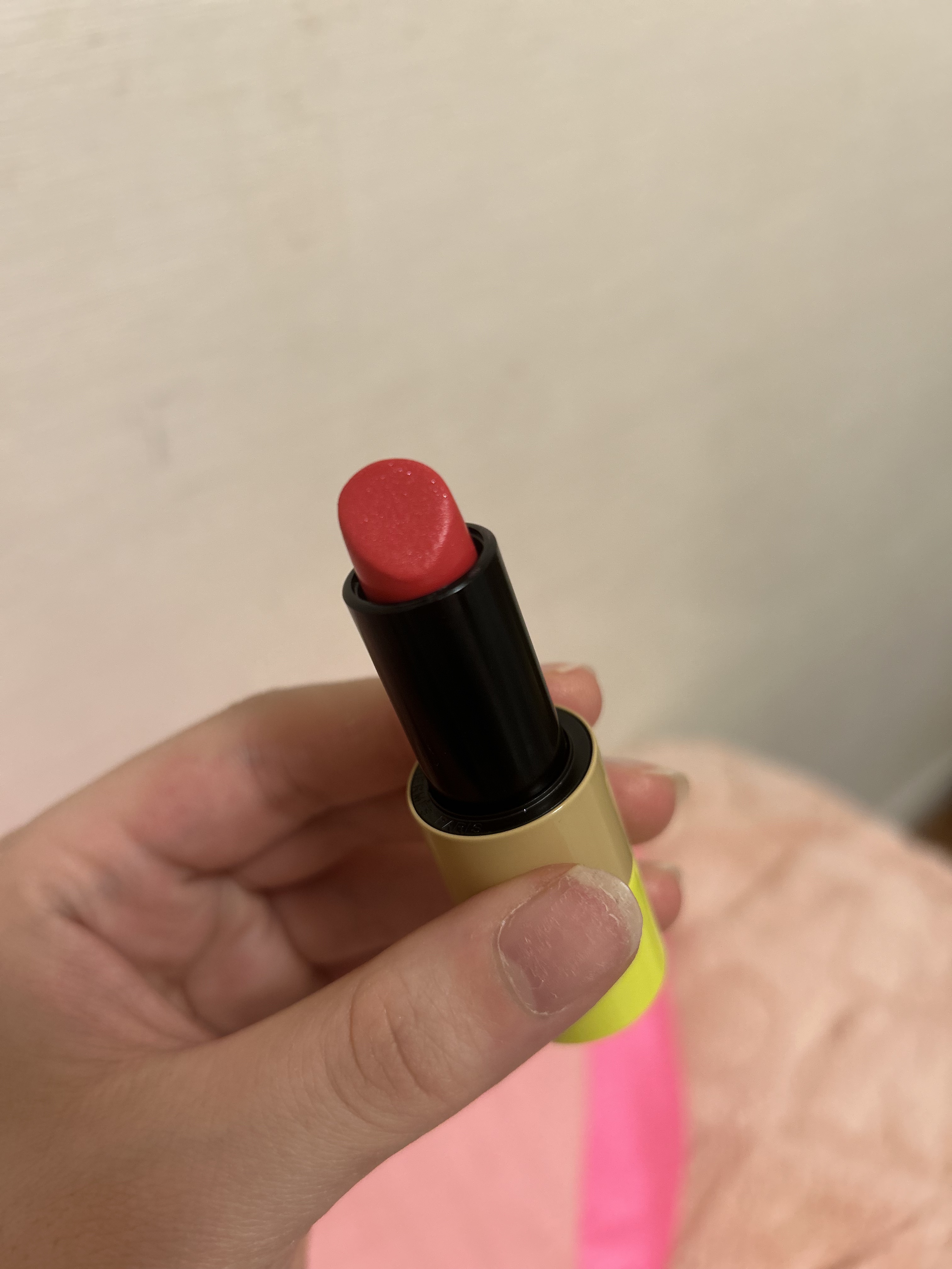 〈ルージュ・エルメス〉 ルージュ ア レーヴル サティネ ローズ・オアシス(リミテッドエディション)/エルメス/口紅を使ったクチコミ（1枚目）