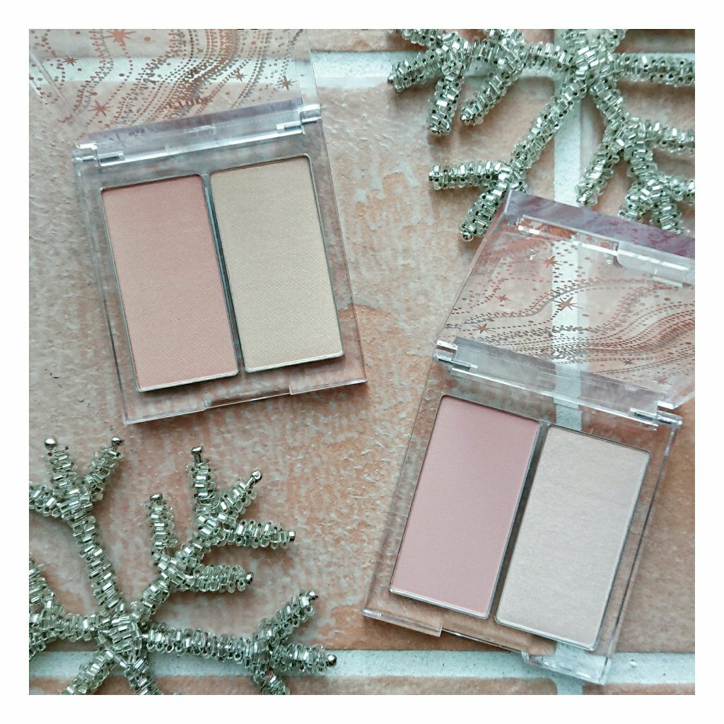 グリッタースノー フェイスパレット ライト/ETUDE/パウダーハイライトを使ったクチコミ（3枚目）