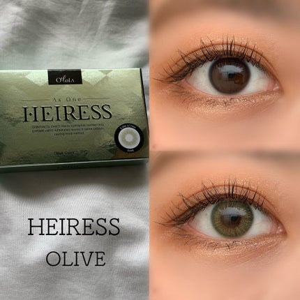 エアリス(Heiress)/OLOLA/カラーコンタクトレンズを使ったクチコミ(1枚目)