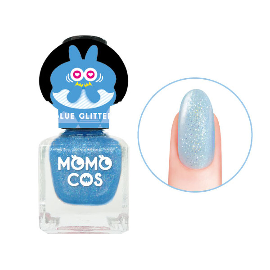 BWモモコス はがせるマニキュア ブルーラメ