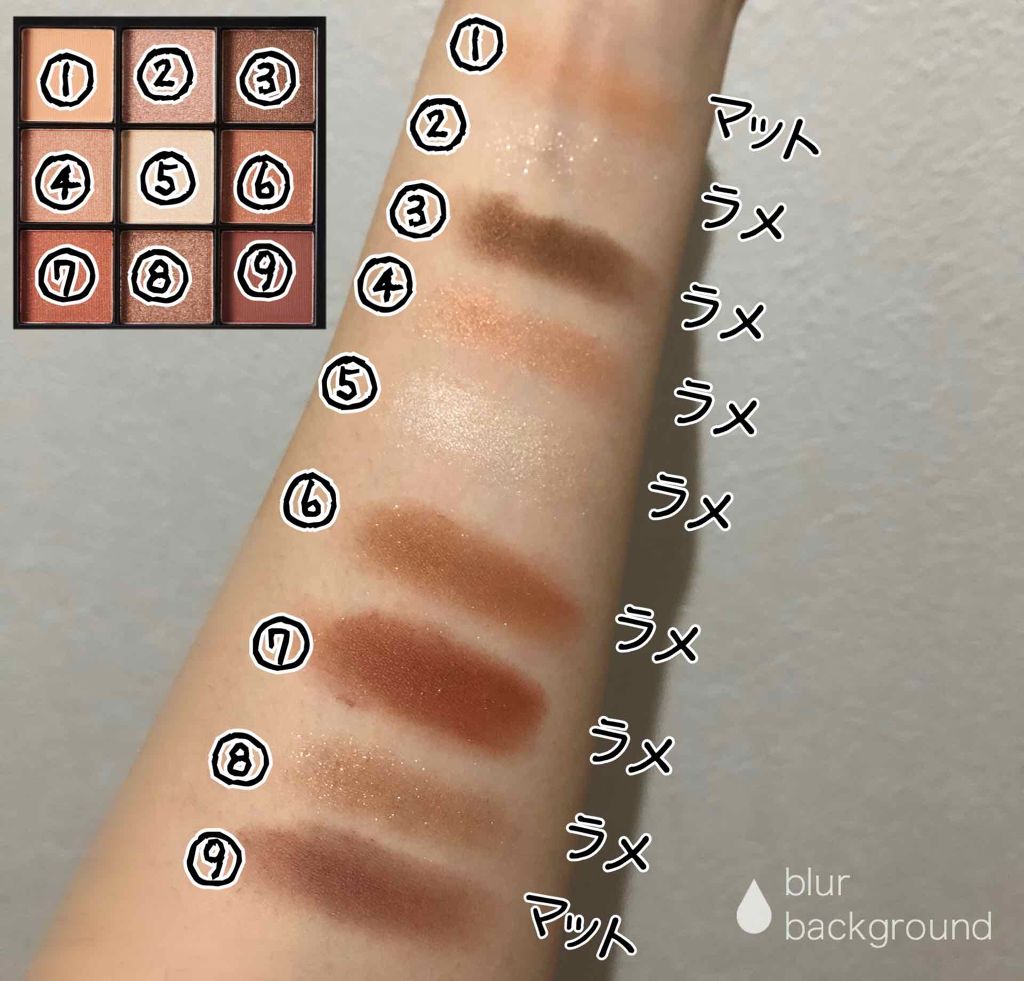 UR GLAM　BLOOMING EYE COLOR PALETTE/U R GLAM/アイシャドウパレットを使ったクチコミ（2枚目）