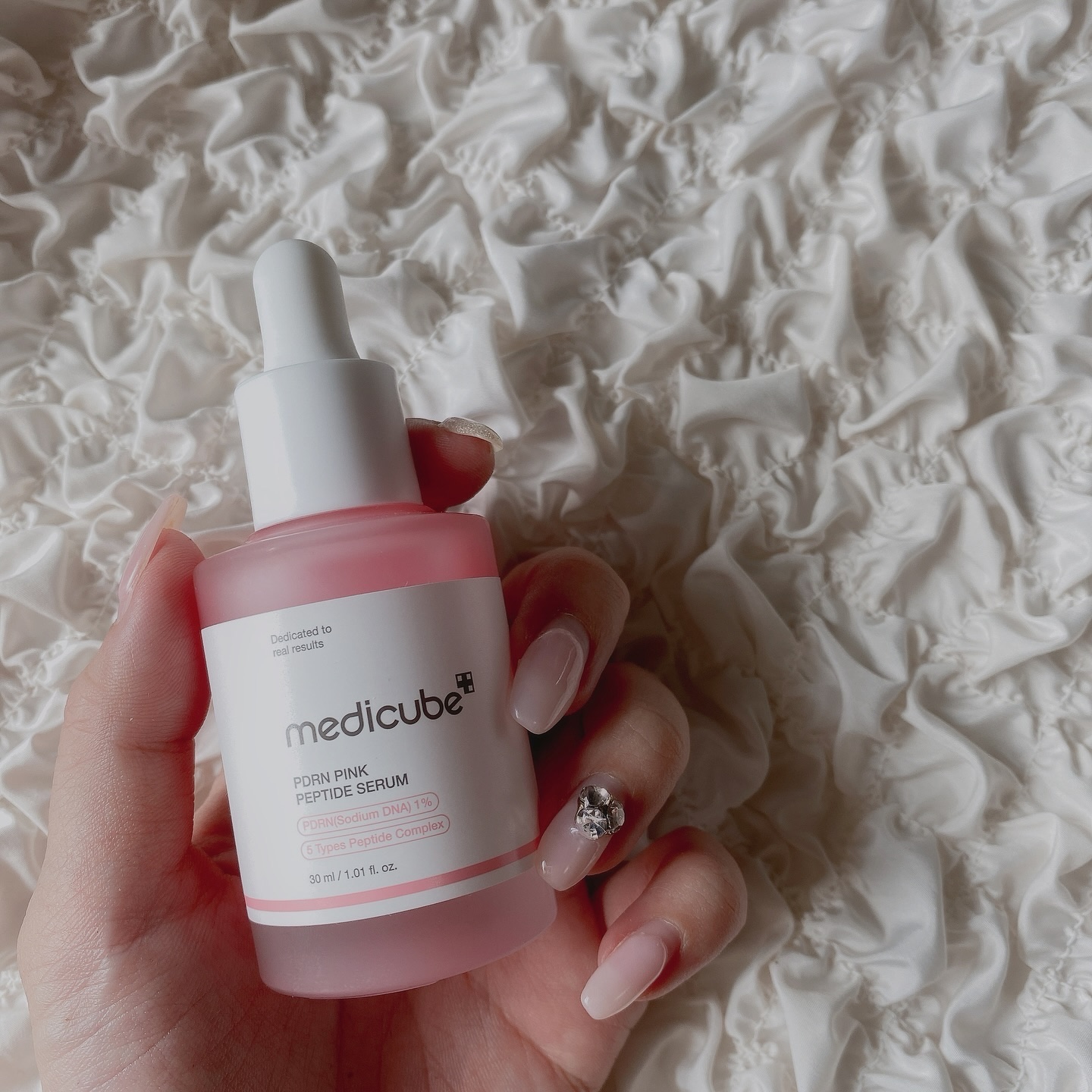 PDRNピンクアンプル PDRN 10,000ppm配合/MEDICUBE/美容液を使ったクチコミ（1枚目）