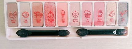 プレイカラー アイシャドウ/ETUDE/アイシャドウパレットを使ったクチコミ(2枚目)