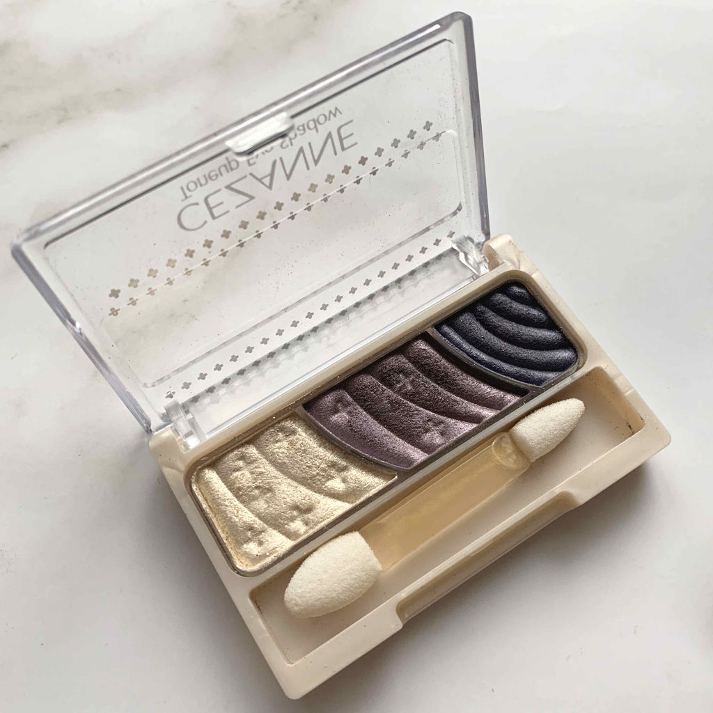 トーンアップアイシャドウ 05 ナイトネイビー/CEZANNE/アイシャドウパレットを使ったクチコミ（2枚目）