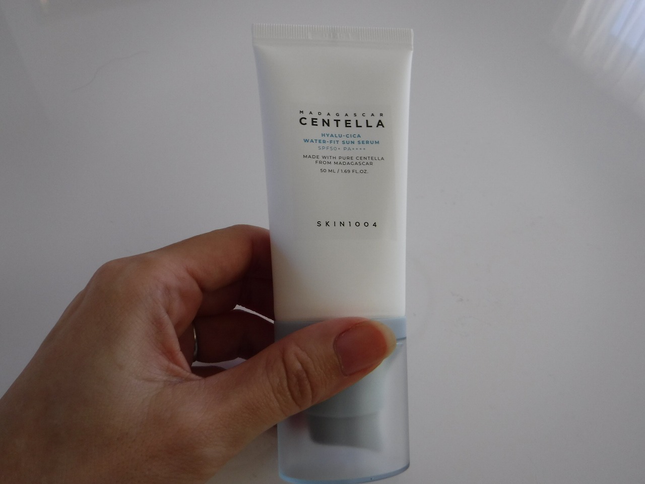 ヒアルーシカ ウォーターフィット サンセラム/SKIN1004/日焼け止めローションを使ったクチコミ（1枚目）