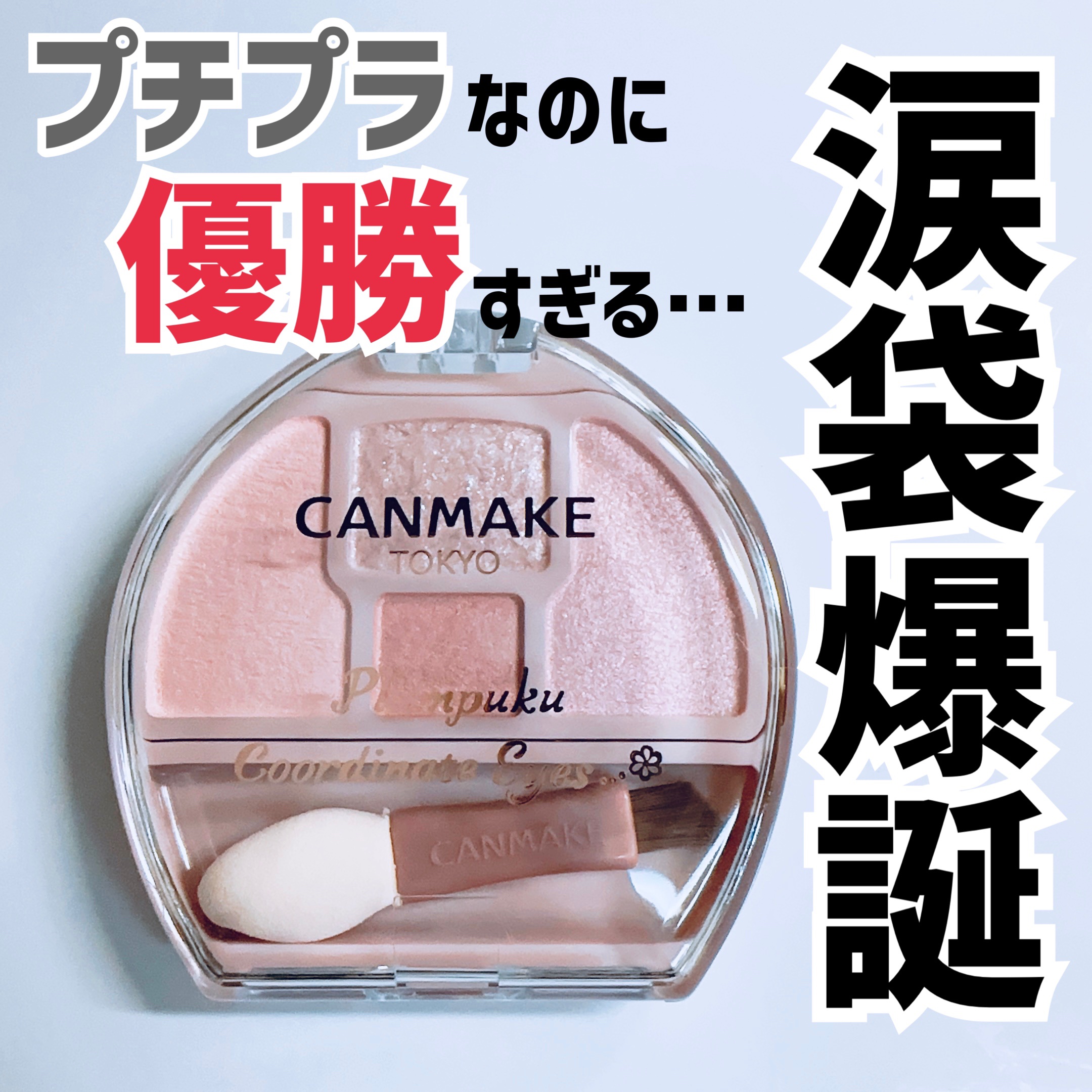 プランぷくコーデアイズ/キャンメイク/パウダーアイシャドウを使ったクチコミ（1枚目）