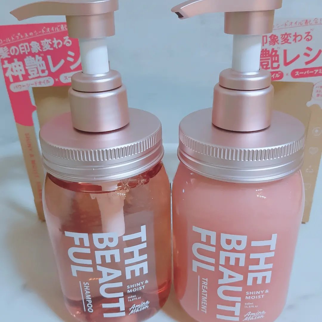 シャイニー＆モイスト シャンプー／ヘアトリートメント/アミノメイソン/市販シャンプーを使ったクチコミ（3枚目）