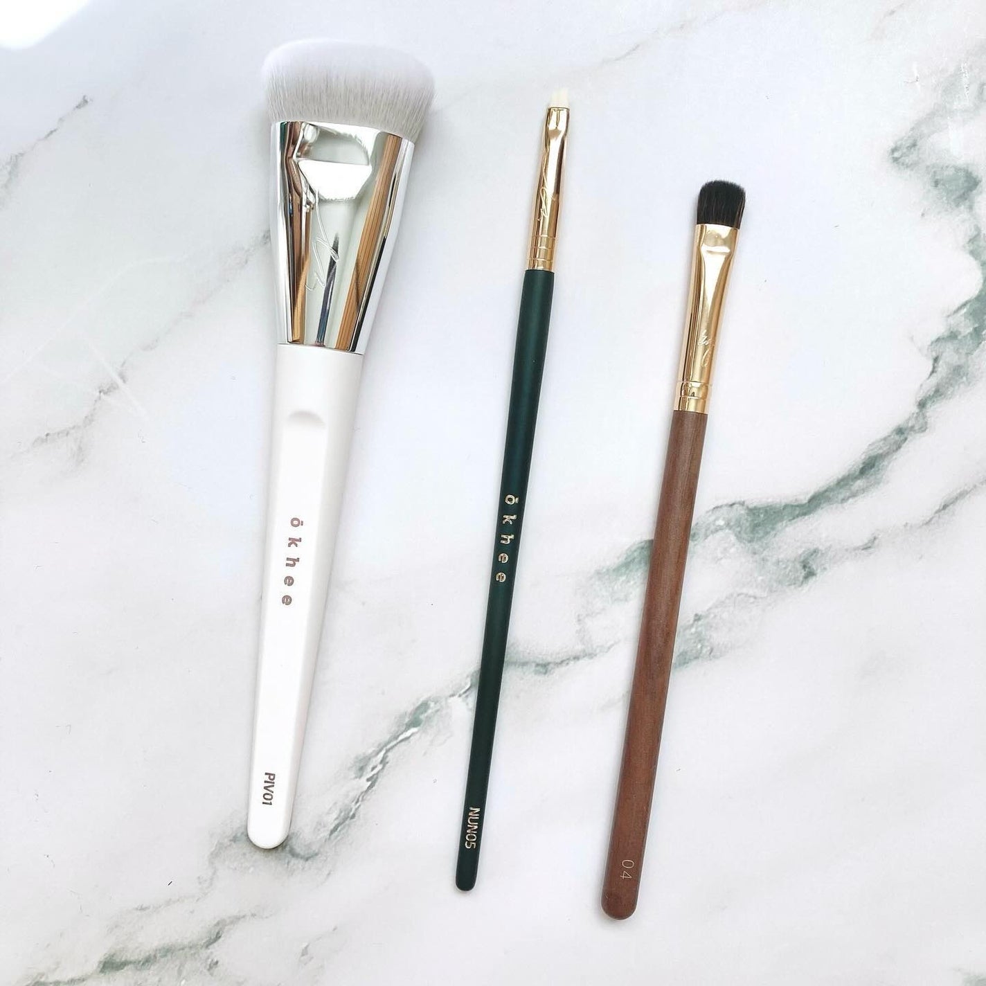 okhee 白玉ファンデーションブラシ/SOOA DOR/メイクブラシを使ったクチコミ(1枚目)