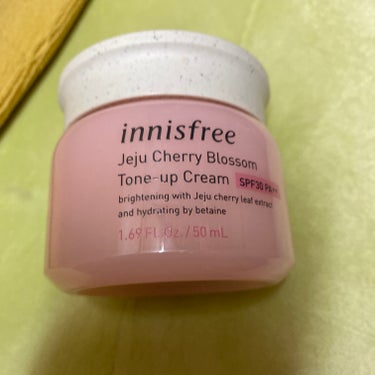 チェジュ チェリーブロッサム トーンアップクリーム/innisfree/化粧下地を使ったクチコミ（1枚目）