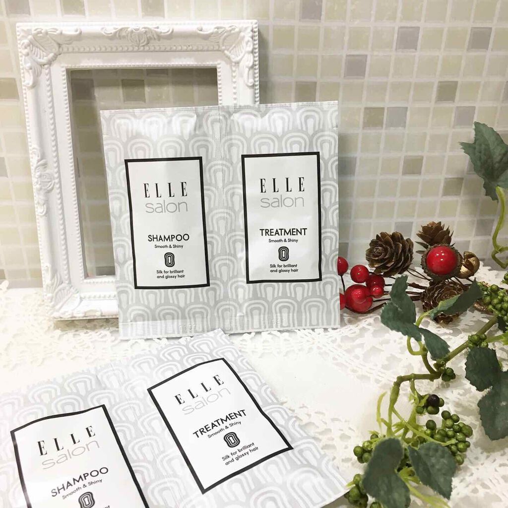 ELLEsalon シャンプー&トリートメント/エルサロン/サロンシャンプーを使ったクチコミ（1枚目）
