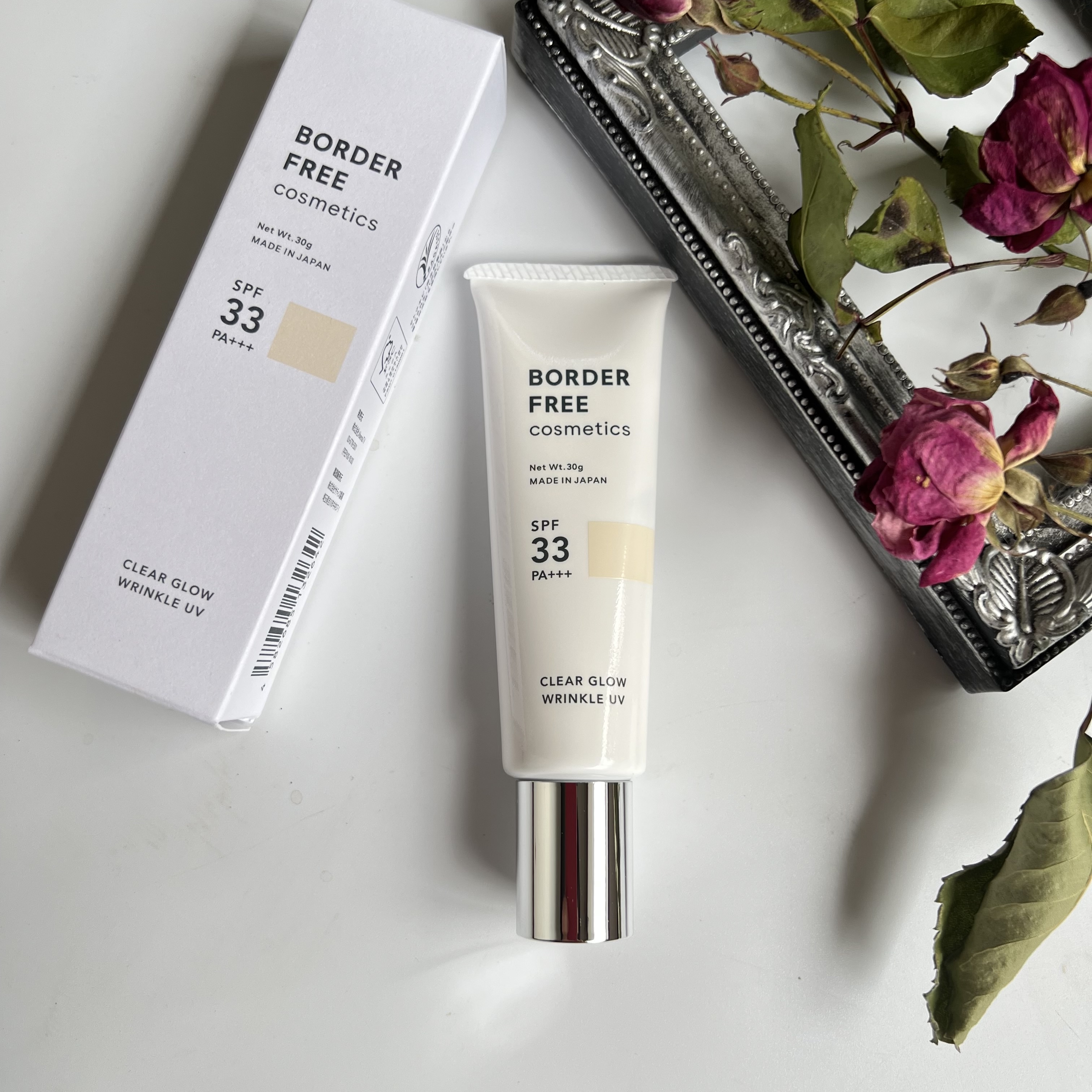 クリアグロウリンクルUV/BORDER FREE cosmetics/日焼け止め・UVケアを使ったクチコミ（1枚目）