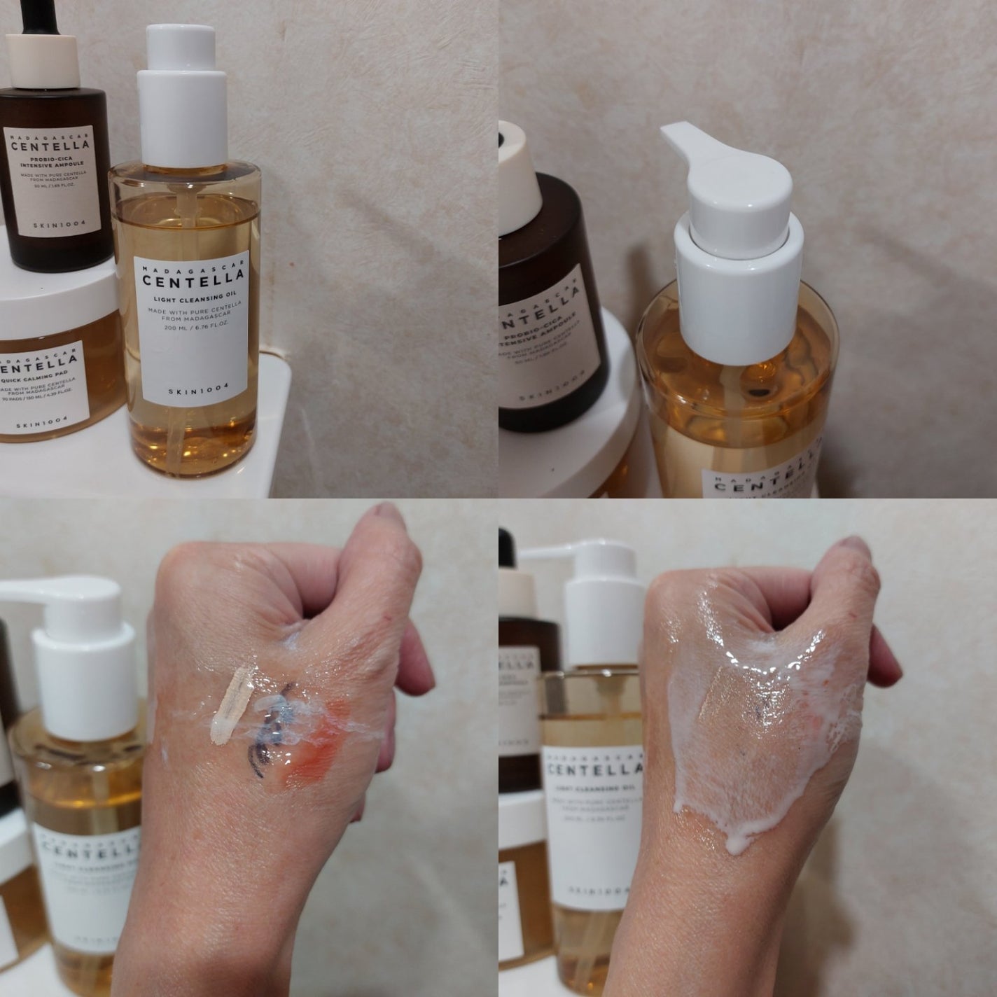 センテラ ライトクレンジングオイル/SKIN1004/オイルクレンジングを使ったクチコミ(4枚目)