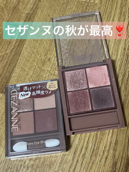 ビタートーンアイシャドウ/CEZANNE/パウダーアイシャドウを使ったクチコミ(1枚目)
