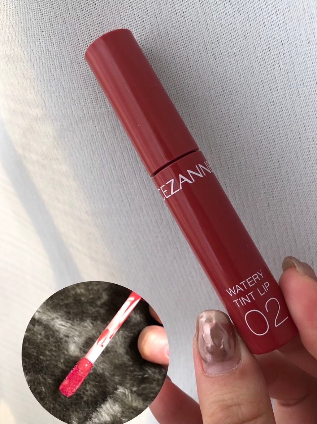 ウォータリーティントリップ/CEZANNE/リップティントを使ったクチコミ(2枚目)