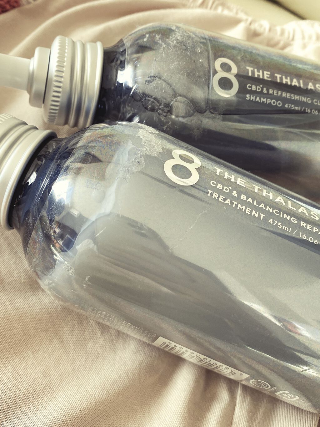 エイトザタラソ ユー CBD＆リフレッシング クレンズ 美容液シャンプー／CBD＆バランシング ダメージリペア 美容液ヘアトリートメント/エイトザタラソ/市販シャンプーを使ったクチコミ（1枚目）