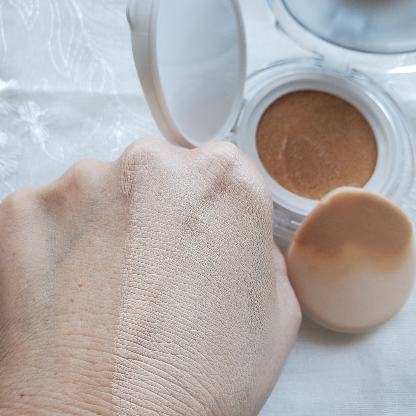 ハートリーフシーンカバークッション/23years old/クッションファンデーションを使ったクチコミ(5枚目)