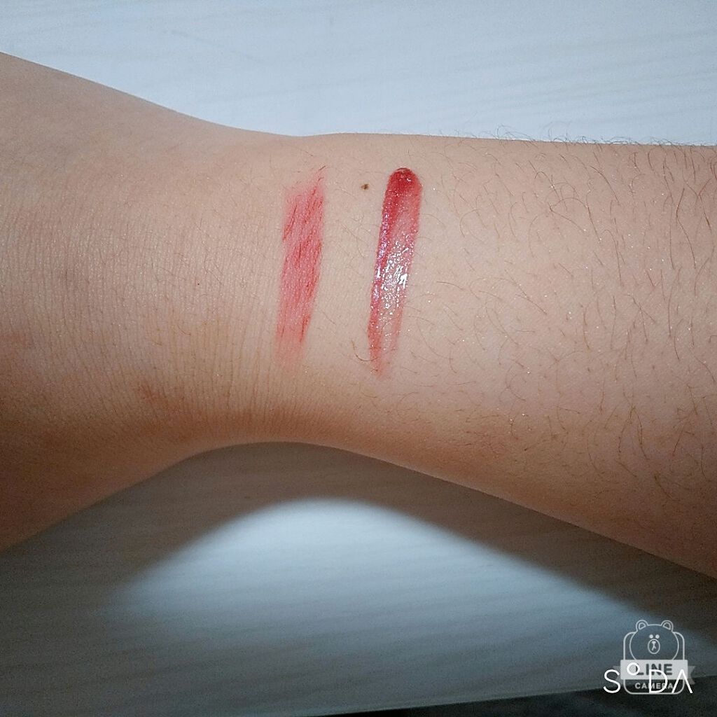 CHEER me COLOR マットリップスティック/セリア/口紅を使ったクチコミ(2枚目)