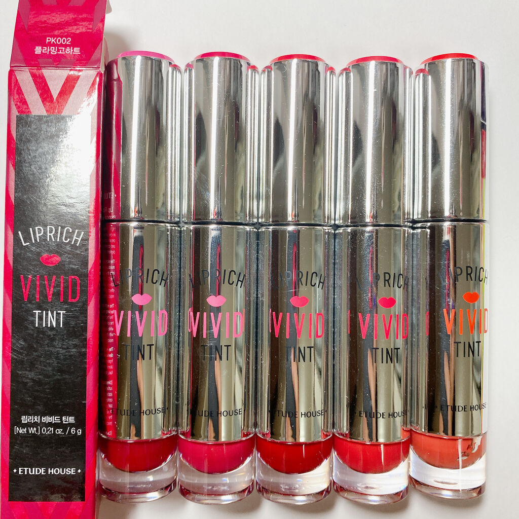 リップリッチ ビビッドティント/ETUDE/口紅を使ったクチコミ（1枚目）