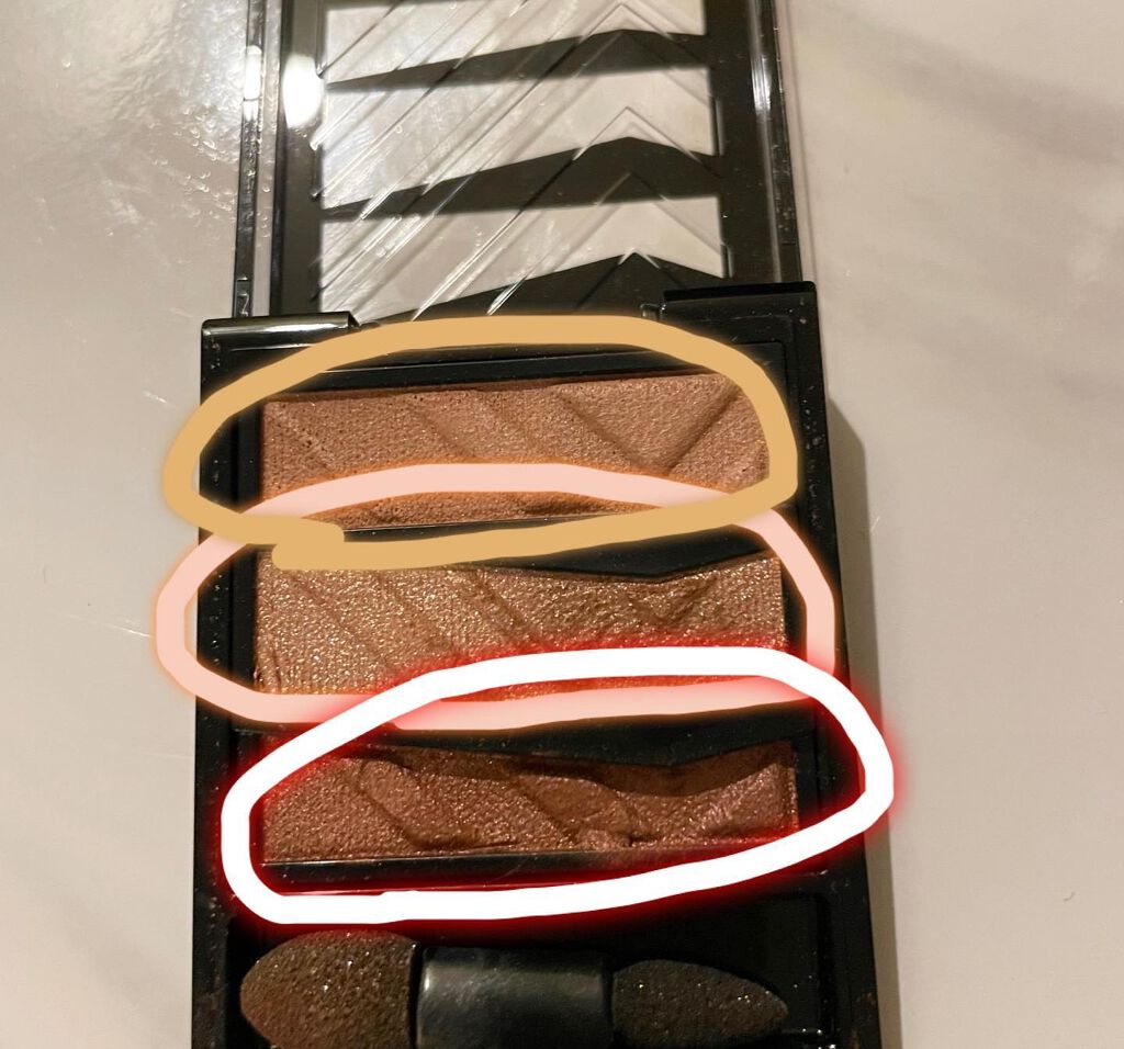 パーツリサイズシャドウ/KATE/アイシャドウパレットを使ったクチコミ(2枚目)