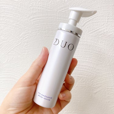 DUO デュオ ザ 薬用ホワイトレスキューのクチコミ「DUO
デュオ ザ 薬用ホワイトレスキュー

くすみケアをしてくれる泡状先行型美白美容液だそう.....」（1枚目）