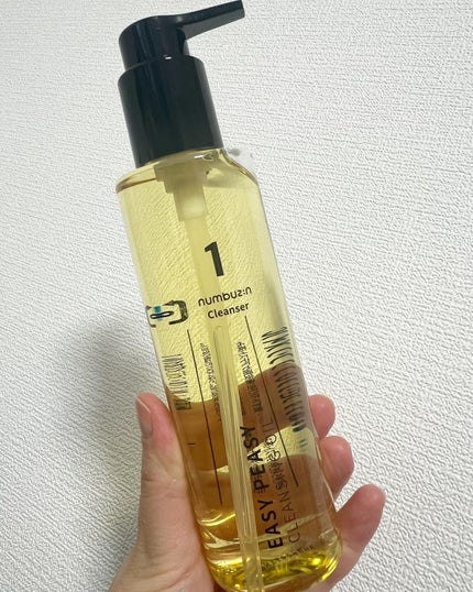 1番 さっぱりすっきりクレンジングオイル/numbuzin/オイルクレンジングを使ったクチコミ(1枚目)
