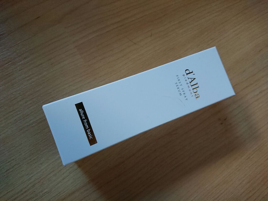 ダルバ ホワイトトリュフファーストスプレーセラム/ダルバ/ミスト状化粧水を使ったクチコミ(2枚目)