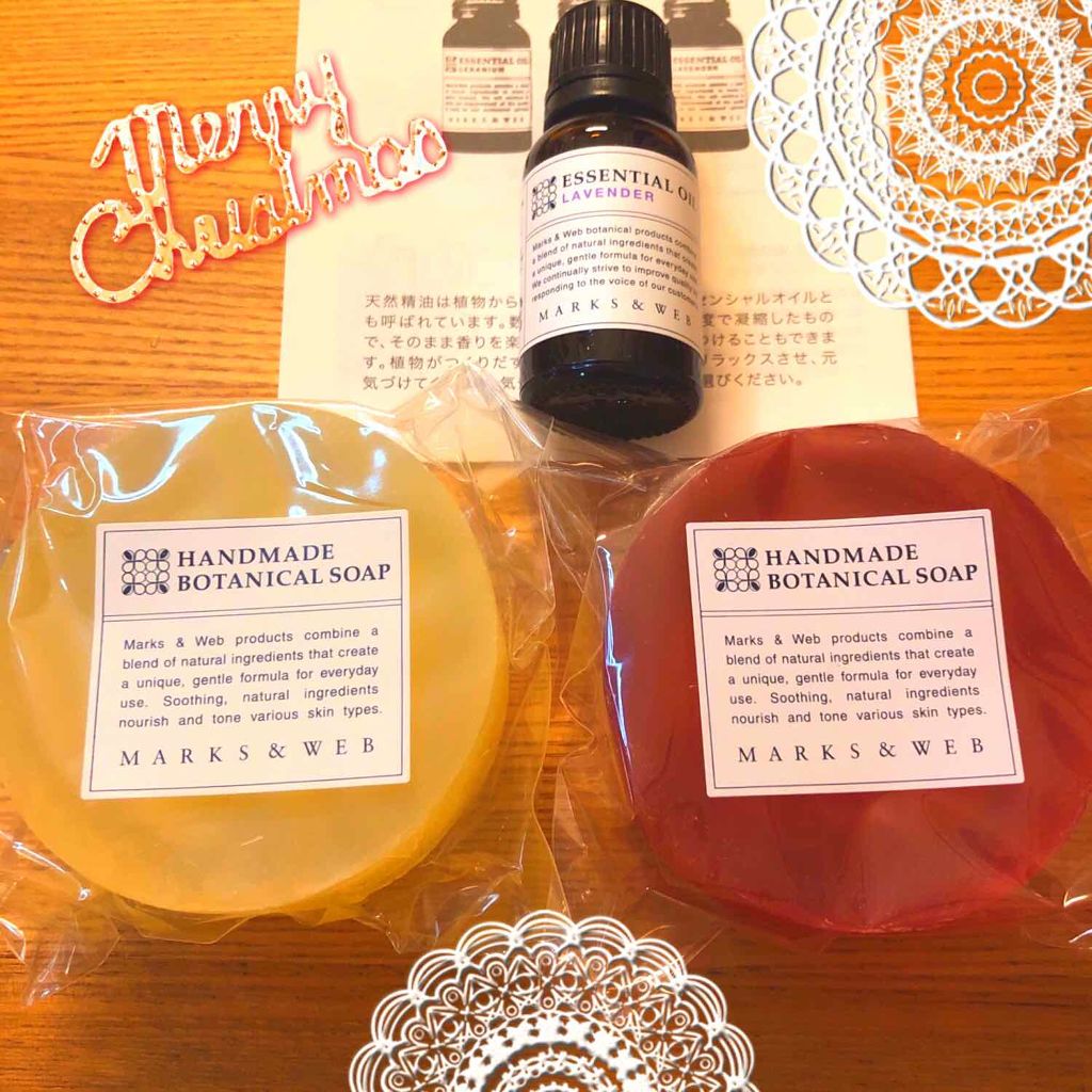ハンドメイドボタニカルソープ オレンジ/モミ/MARKS&WEB/洗顔石鹸を使ったクチコミ（1枚目）