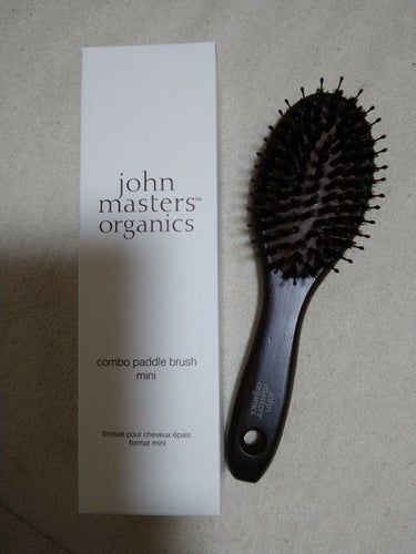 コンボパドルブラシ/john masters organics/ヘアブラシを使ったクチコミ（1枚目）