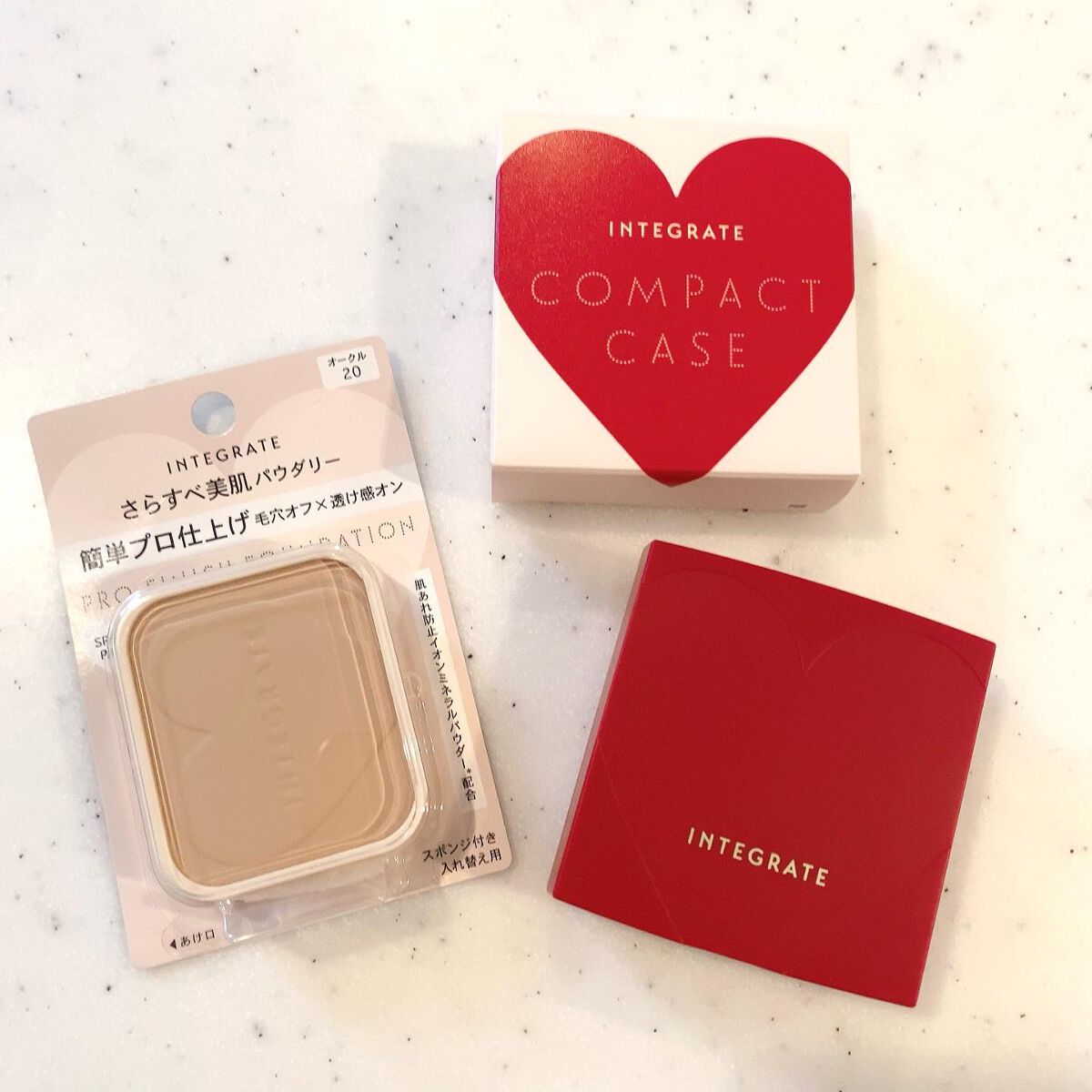 プロフィニッシュファンデーション/インテグレート/パウダーファンデーションを使ったクチコミ(1枚目)