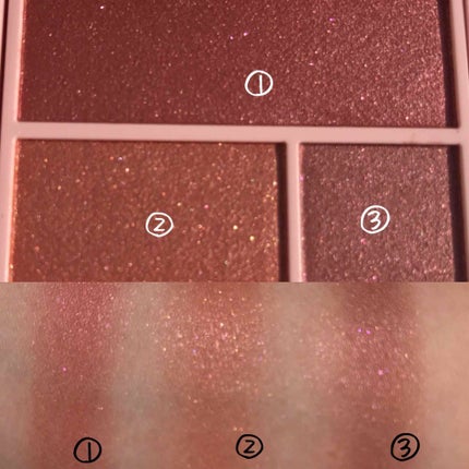 フーミー アイシャドウパレット/WHOMEE/アイシャドウパレットを使ったクチコミ(3枚目)