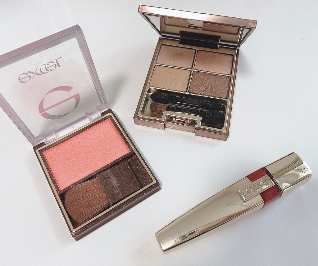 スキニーリッチチーク/excel/パウダーチークを使ったクチコミ(1枚目)