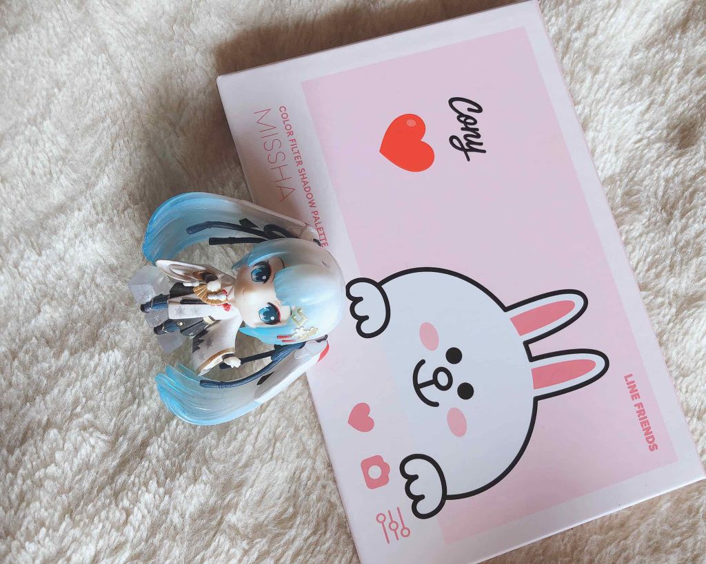 カラーフィルターシャドウパレット(ラインフレンズエディション)/MISSHA/アイシャドウパレットを使ったクチコミ(1枚目)