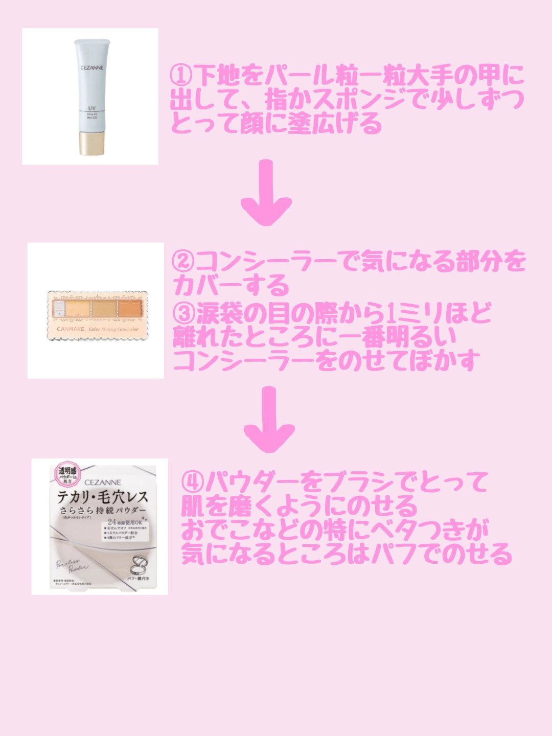 UVクリアフェイスパウダー/CEZANNE/プレストパウダーを使ったクチコミ（3枚目）