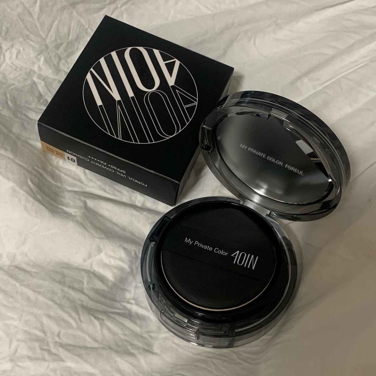 ベールカバーフィットクッション/4OlN/クッションファンデーションを使ったクチコミ（2枚目）