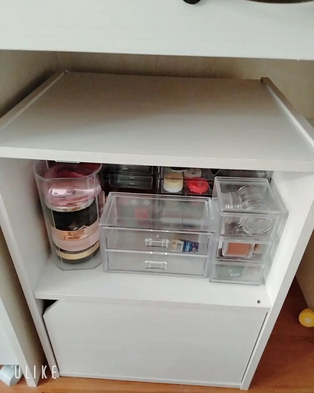 3段式クリアーケース/DAISO/その他化粧小物を使ったクチコミ（2枚目）