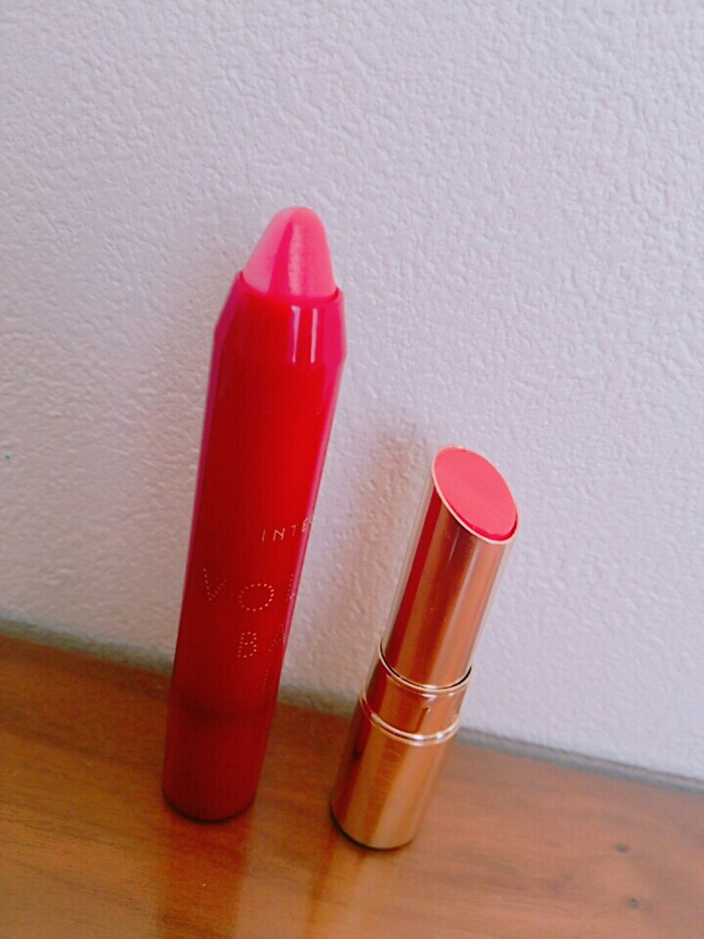 ボリュームバームリップ N/インテグレート/口紅を使ったクチコミ（2枚目）