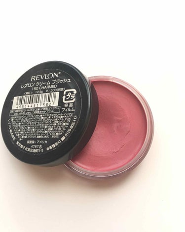 REVLON クリーム ブラッシュのクチコミ「✨レブロン✨
クリームブラッシュ 150チャームド

ふんわりマットなつき方をするので、秋冬の.....」（1枚目）