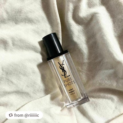ピュアショット ナイト リチャージセラム/YVES SAINT LAURENT BEAUTE/美容液を使ったクチコミ(2枚目)