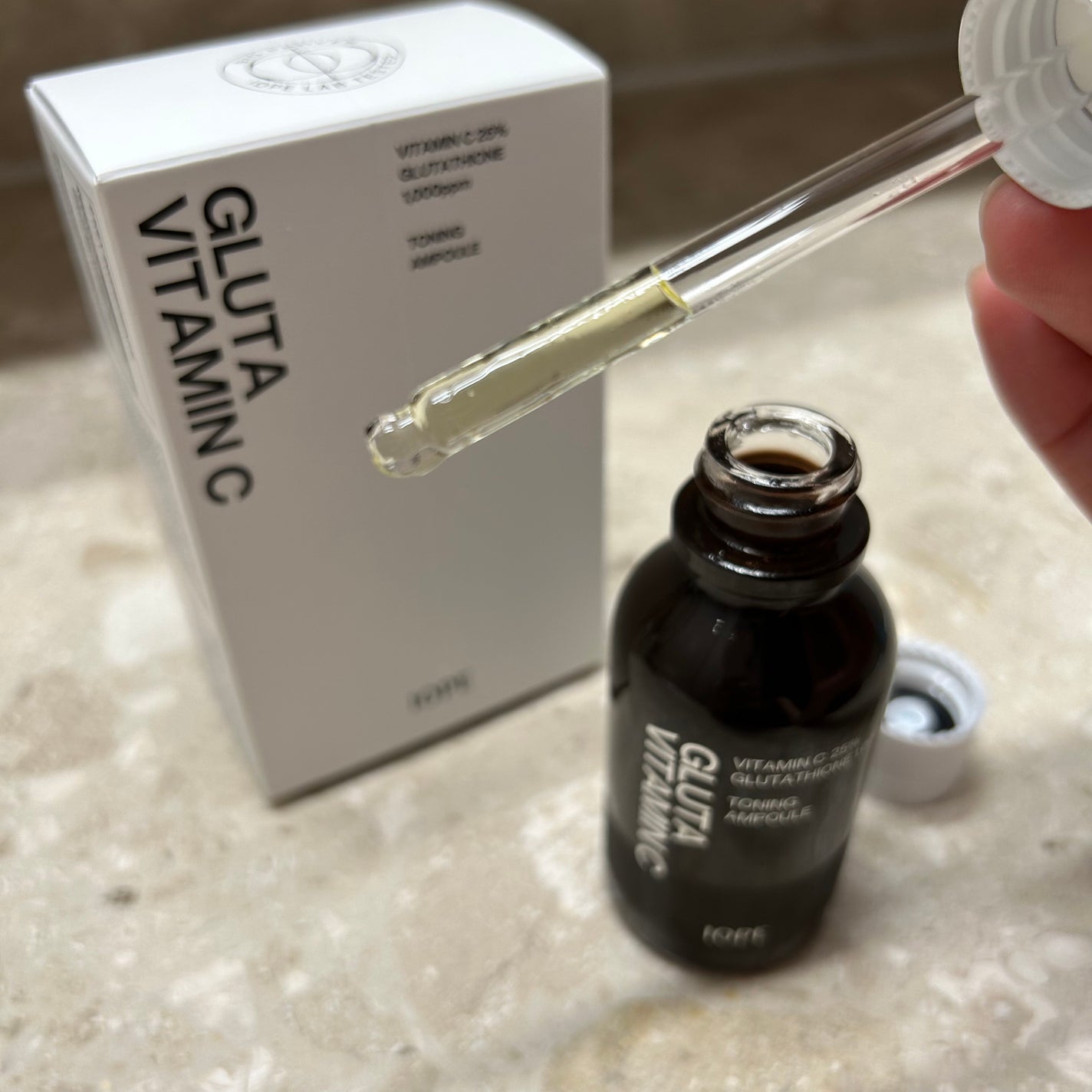 グルタ ビタミンC トーニング アンプル/IOPE/美容液を使ったクチコミ(3枚目)