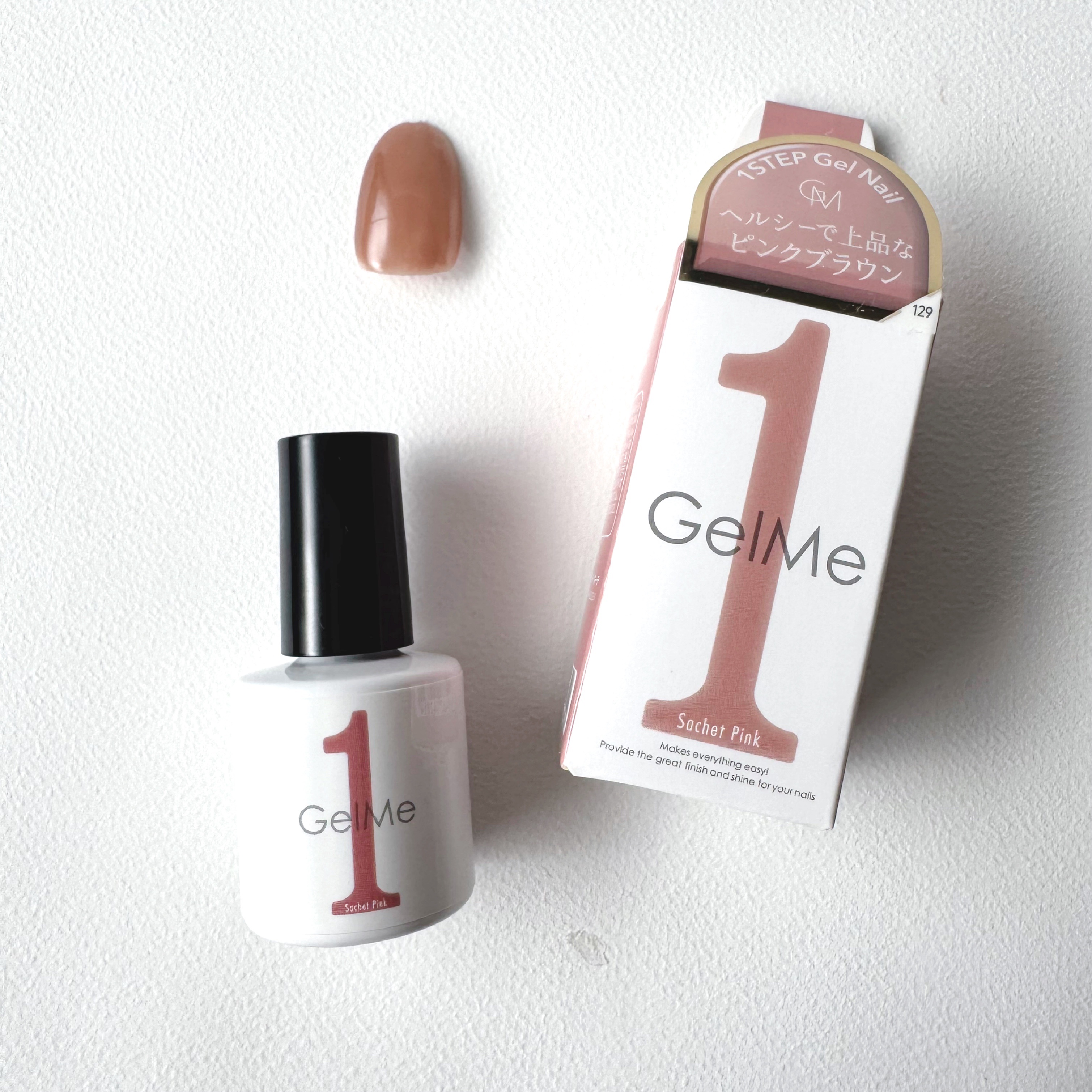 ジェルネイル GM129 サシェピンク/ジェルミーワン/ジェルネイルを使ったクチコミ（1枚目）