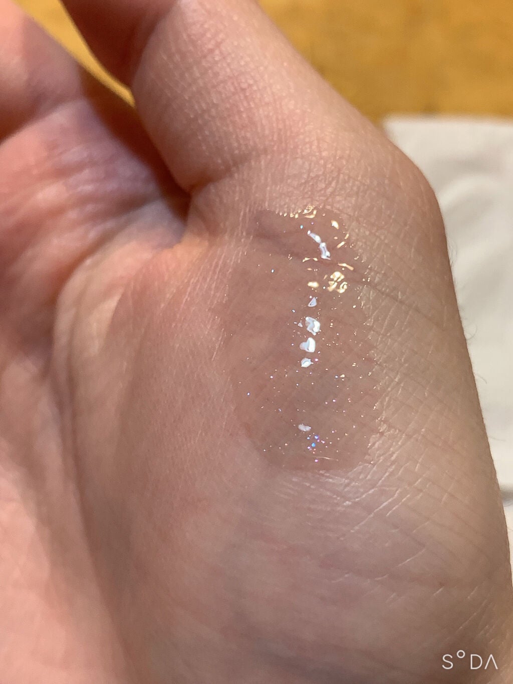 グラスティングウォーターグロス/rom&nd/リップグロスを使ったクチコミ(4枚目)