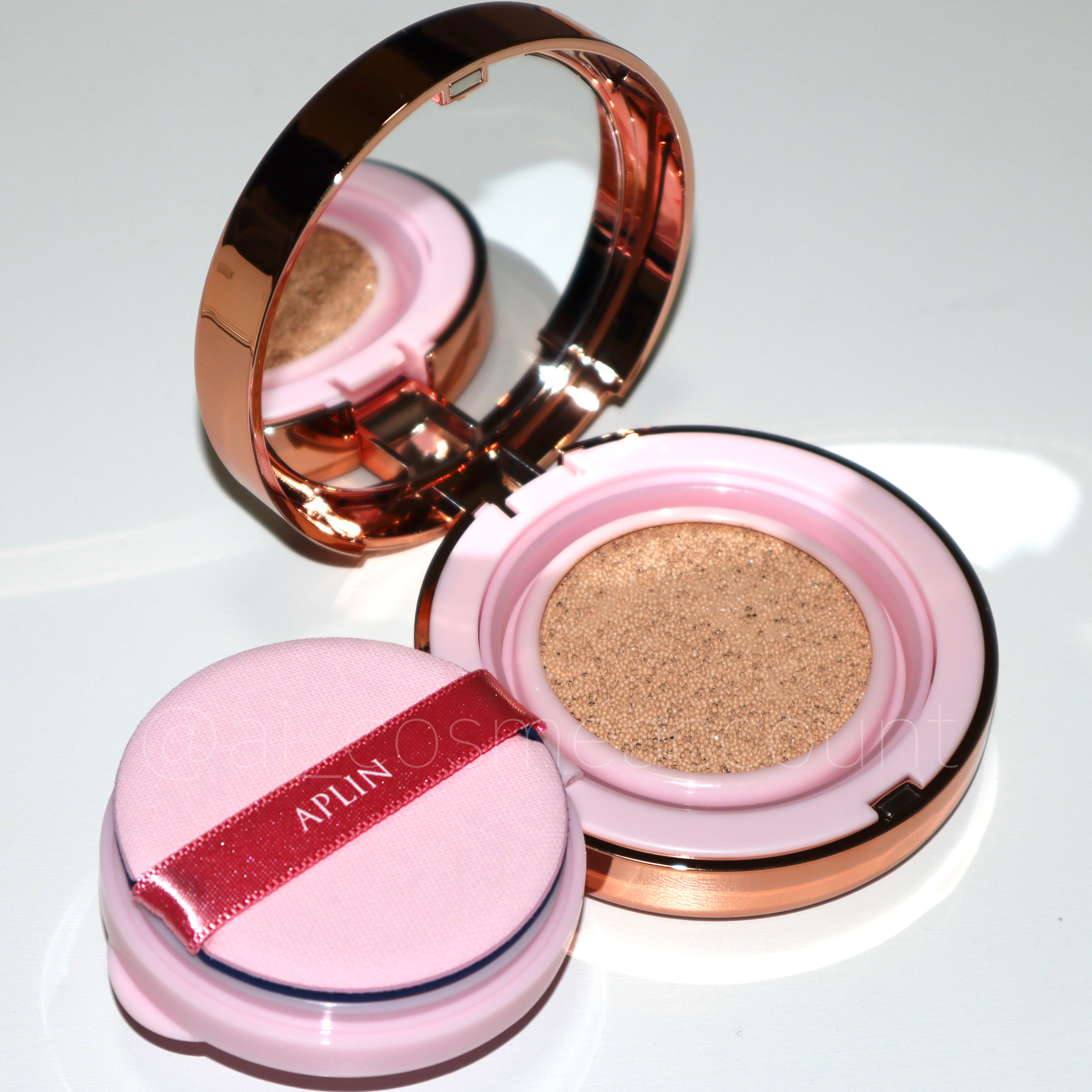 ピンクティーツリーカバーアップグロウクッション/APLIN/クッションファンデーションを使ったクチコミ（2枚目）