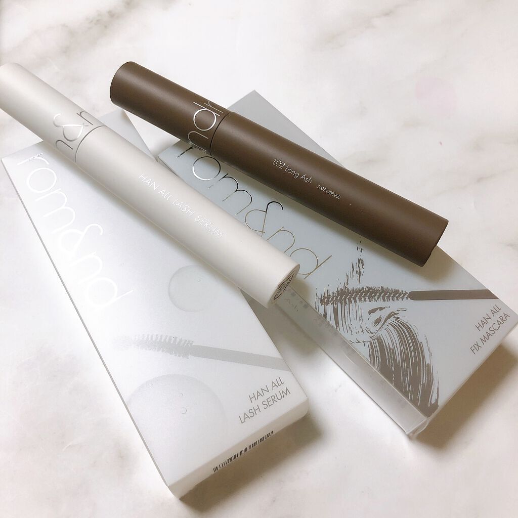 ハンオールラッシュセラム/rom&nd/まつげ美容液を使ったクチコミ(2枚目)