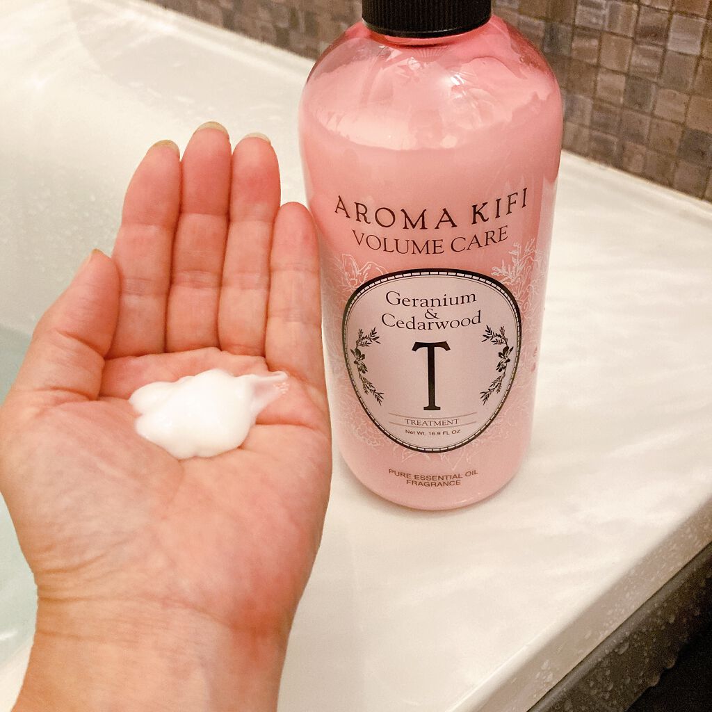 ボリュームケアシャンプー/トリートメント/AROMA KIFI/シャンプー・コンディショナーを使ったクチコミ(2枚目)