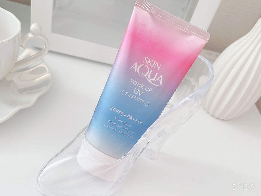 スキンアクア トーンアップUVエッセンス/スキンアクア/日焼け止めクリームを使ったクチコミ（1枚目）