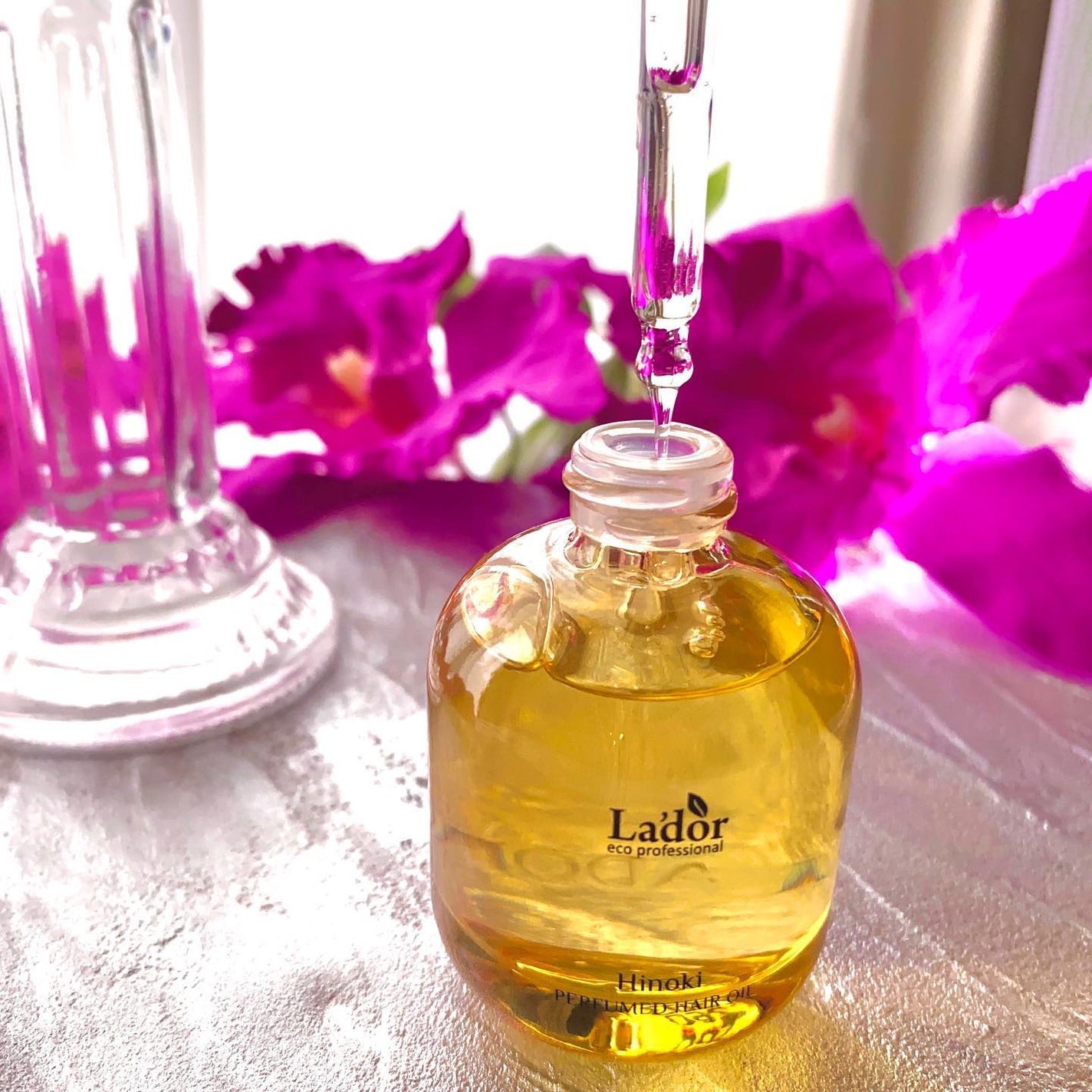 パフュームヘアオイル ヒノキ/La'dor/ヘアオイルを使ったクチコミ(3枚目)