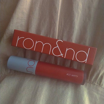 ゼロベルベットティント/rom&nd/リップティントを使ったクチコミ(1枚目)