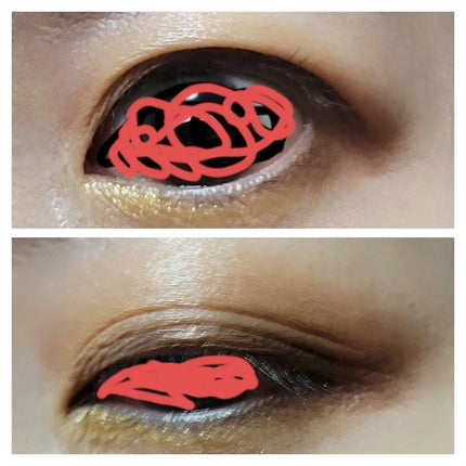 パーツリサイズシャドウ YL-1 キャメルイエロー/KATE/アイシャドウパレットを使ったクチコミ(3枚目)